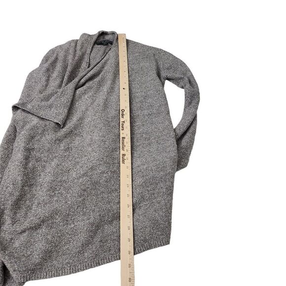 BAREFOOT DREAMS Bamboo Chic Lite Calypso Wrap Cardigan Sweater 436 Gray S/M - Picture 9 of 9